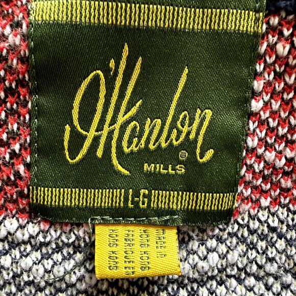 Urban Outfitters O'Hanlon Patchwork Print Sweater Crew Neck Rib Trim Multi L - Picture 3 of 5